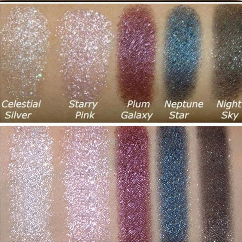 Revlon Luxurious Color Diamond Lust Eyeshadow Night Sky Black Sparkle Goth NWT